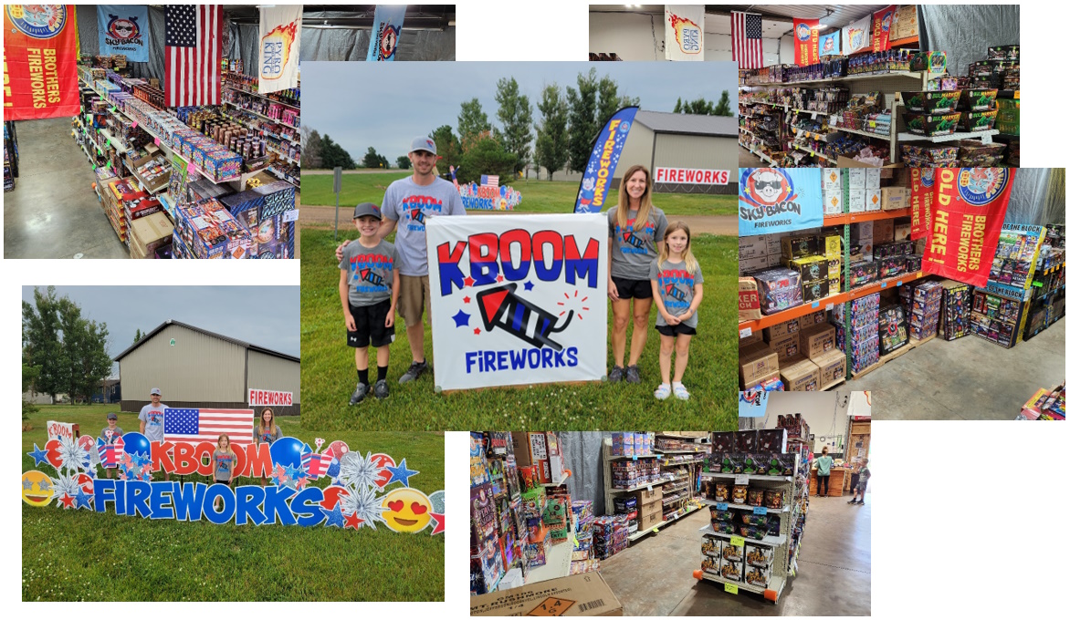 KBoom Fireworks Photo Collage